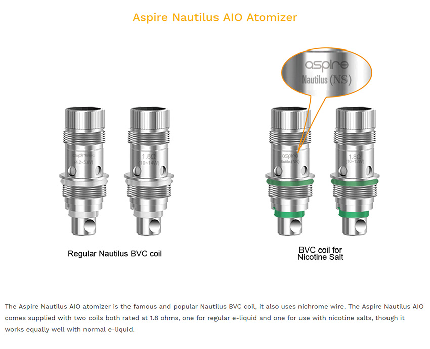 Aspire Nautilus AIO Vape Kit