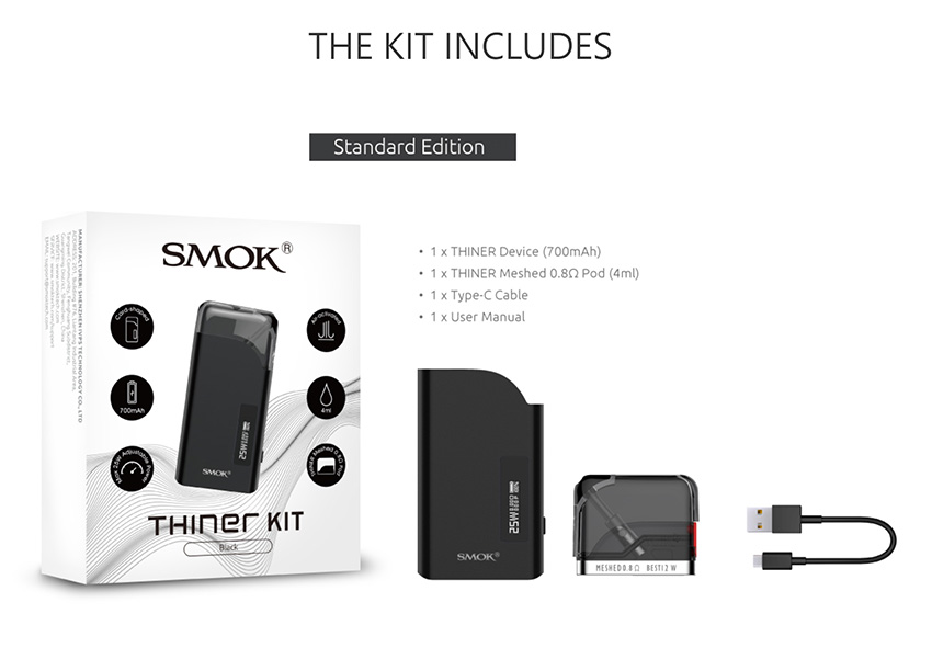 SMOK Thiner Kit 700mAh