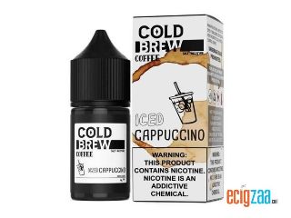 Cold Brew Coffee ICED Cappuccino Salt Nic by Alchemistz